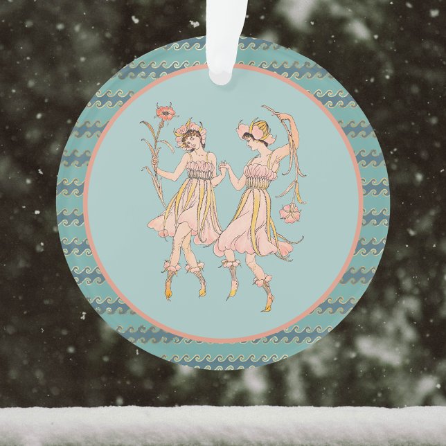 Vintage Shakespeare's Garden Women avec fleurs (Créateur téléchargé)