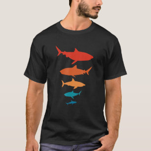 Vintage Shark Animal Zookeeper Retro Style T-Shirt