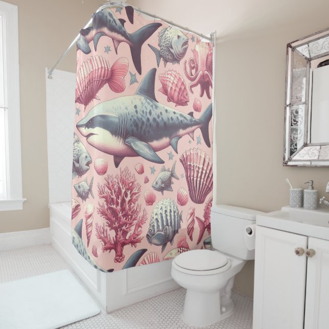 Vintage Shark Seamless (In Situ)