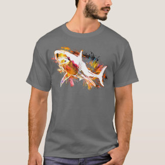 Vintage Shark Silhouette  Hammerhead Shark Tiger S T-Shirt