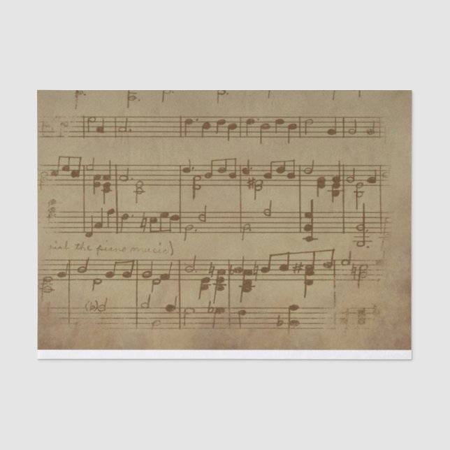 Vintage Sheet Music (Front)