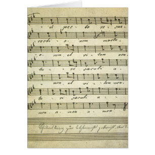 Vintage Sheet Music, Antique Musical Score 1810