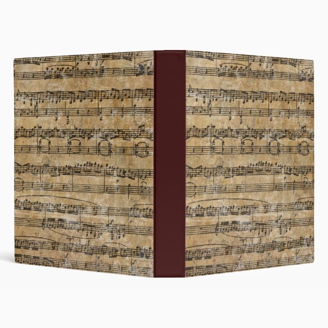 Vintage Sheet Music Binder (Background)