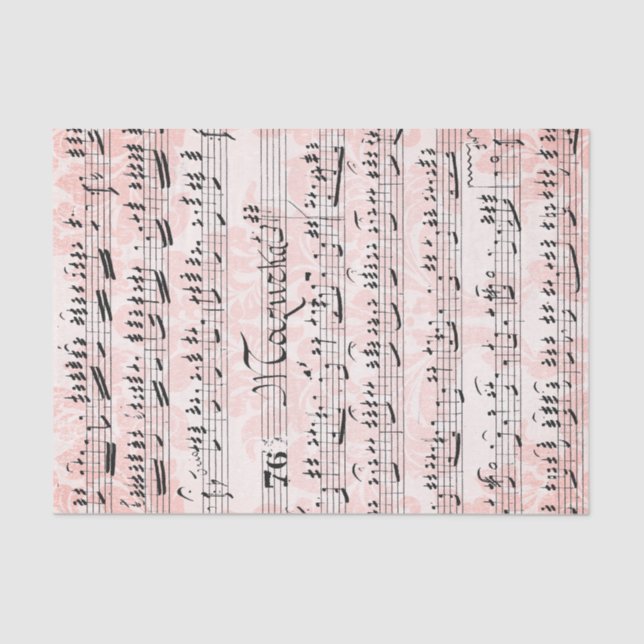Vintage Sheet Music Collage (Front)