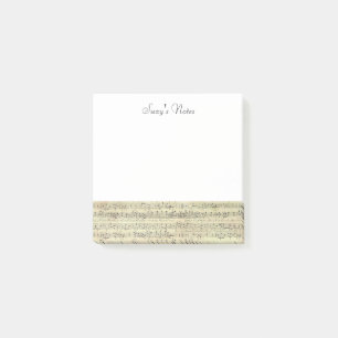 Vintage Sheet Music Note Musician