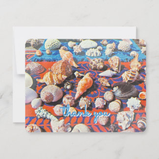 Vintage Shells Stationary Note Card