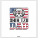 Vintage Shih Tzu Dad Patriotic Dog Shirt Design_1<br><div class="desc">Vintage Shih Tzu Dad Patriotic Dog Shirt Design_1</div>