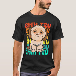 Vintage Shihtzu Dog Shih Tzu T-Shirt
