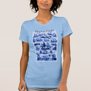 VINTAGE SHIPS,SAILING VESSELS,Navy Blue T-Shirt