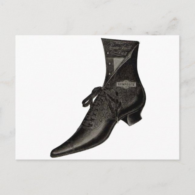 Vintage Shoe 1 Postcard (Front)