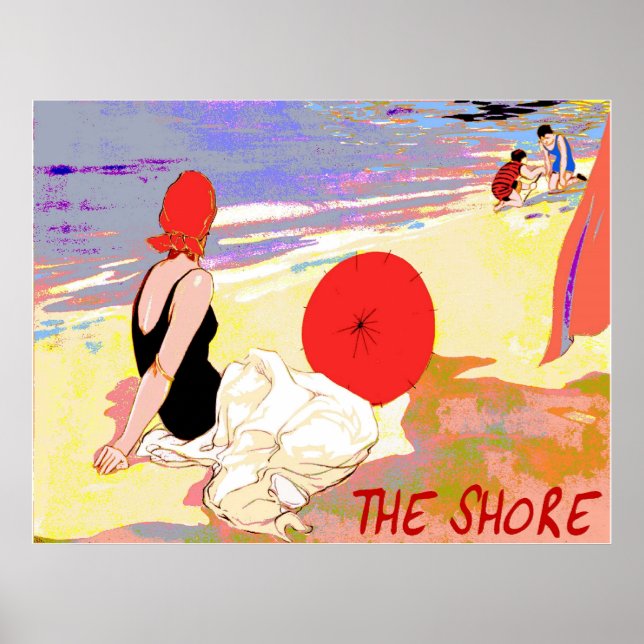 Vintage Shore Poster (Front)