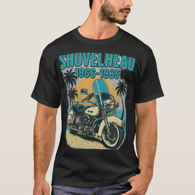 Vintage Shovelhead Motorcycle Tee (Front)
