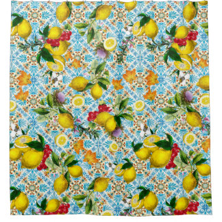 Vintage Sicilian lemon garden