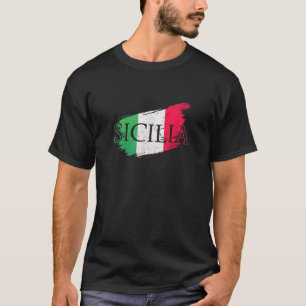 Vintage Sicily Vacation I Italy Italian Italia Sic T-Shirt