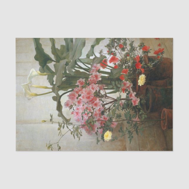 Vintage Side of a Greenhouse by Tissue Paper (Front)