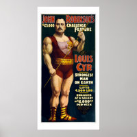 Vintage Sideshow Strongest Man on Earth Louis Cyr 