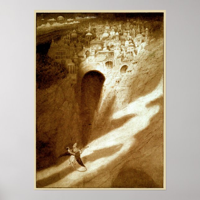 Vintage Sidney Sime The City of Never Poster (Front)