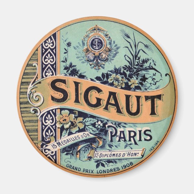 Vintage Sigaut Advertisement Magnet (Front)