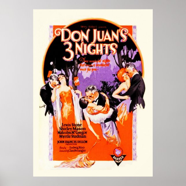 Vintage Silent Film Poster (Front)