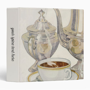 Vintage Silver Coffee Service Binder