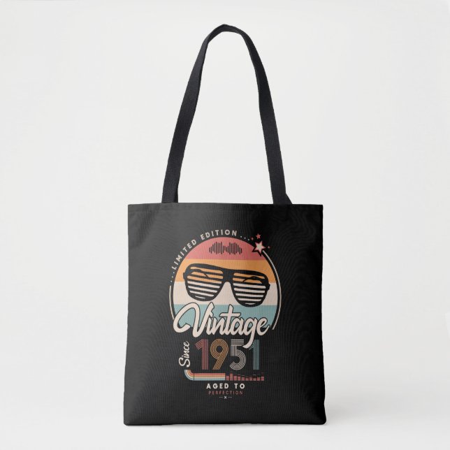 Vintage since 1951 tote bag (Front)