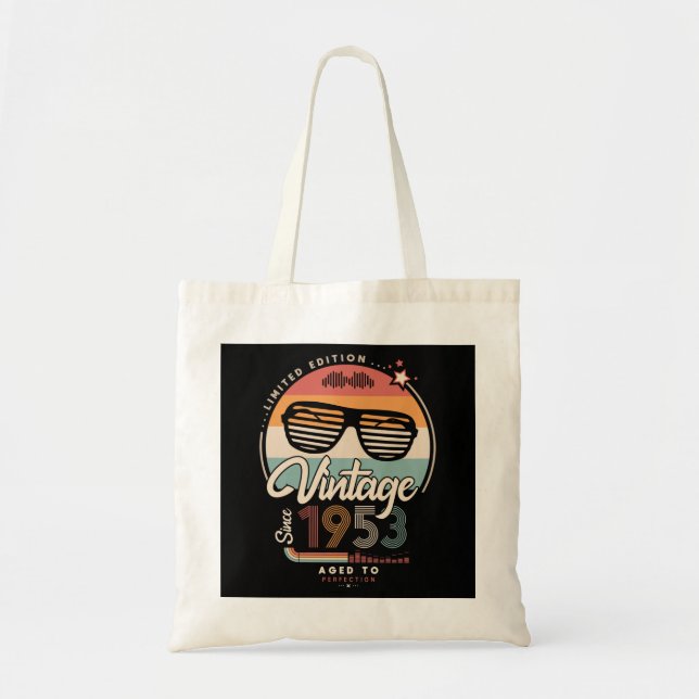 Vintage since 1953 tote bag (Front)