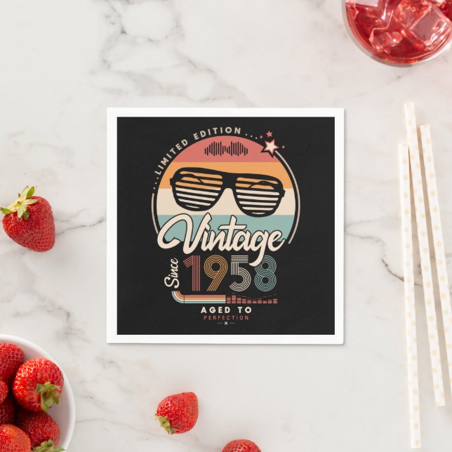 Vintage since 1958 napkin (Insitu)