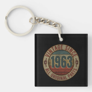 VINTAGE SINCE 1963 ALL ORIGINAL PARTS KEYCHAIN