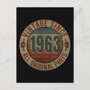 VINTAGE SINCE 1963 ALL ORIGINAL PARTS POSTCARD