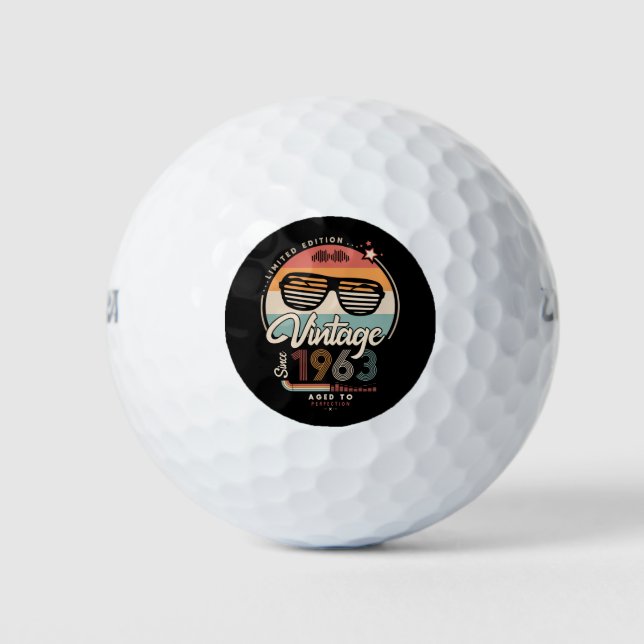 Vintage since 1963 golf balls (Front)