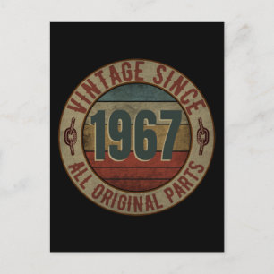 VINTAGE SINCE 1967 ALL ORIGINAL PARTS POSTCARD