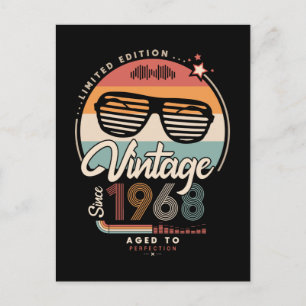 Vintage since 1968 postcard