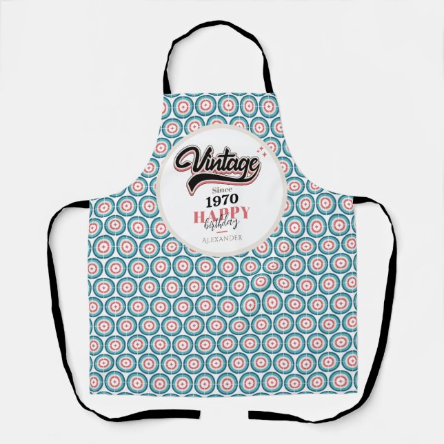 Vintage since - 1970 apron (Front)