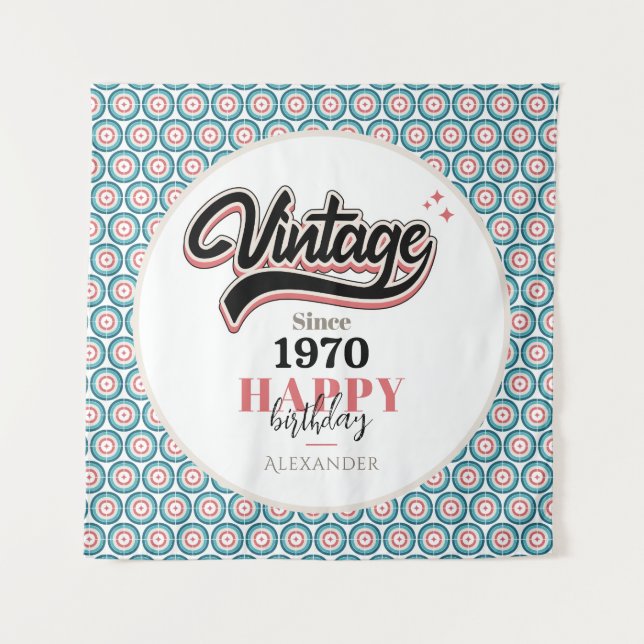 Vintage since - 1970 tapestry (Front)