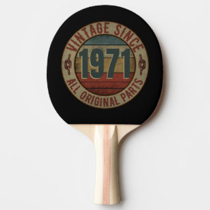 VINTAGE SINCE 1971 ALL ORIGINAL PARTS. PING PONG PADDLE