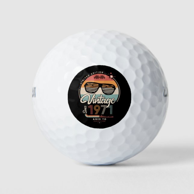 Vintage since 1971 golf balls (Front)
