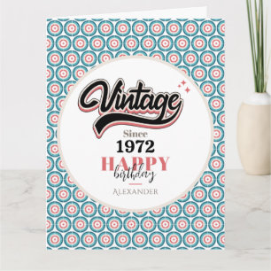 Vintage since - 1972 card
