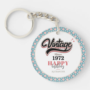 Vintage since - 1972 keychain