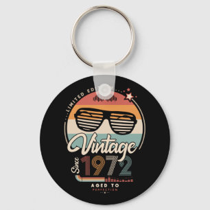 Vintage since 1972 keychain