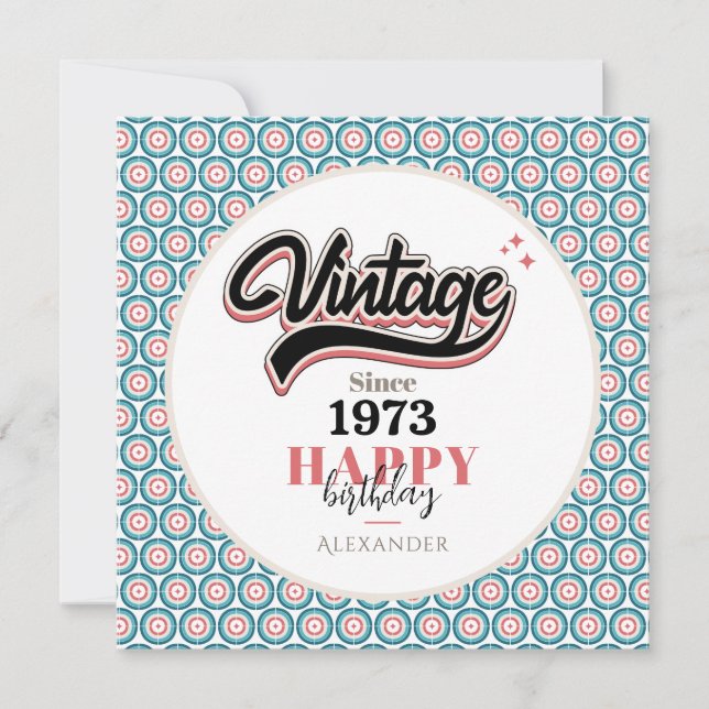 Vintage since - 1973 (Front)
