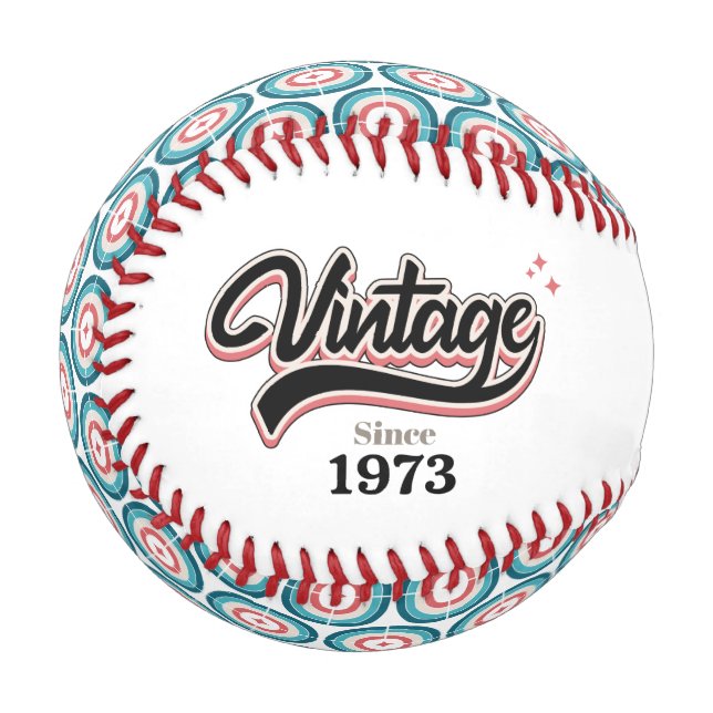 Vintage since - 1973 baseball (Front Left)