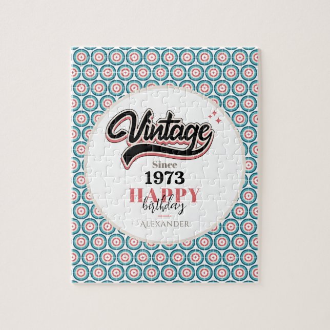 Vintage since - 1973 jigsaw puzzle (Vertical)