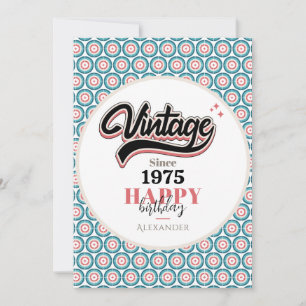 Vintage since - 1975 holiday card