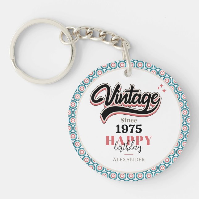 Vintage since - 1975 keychain (Front)