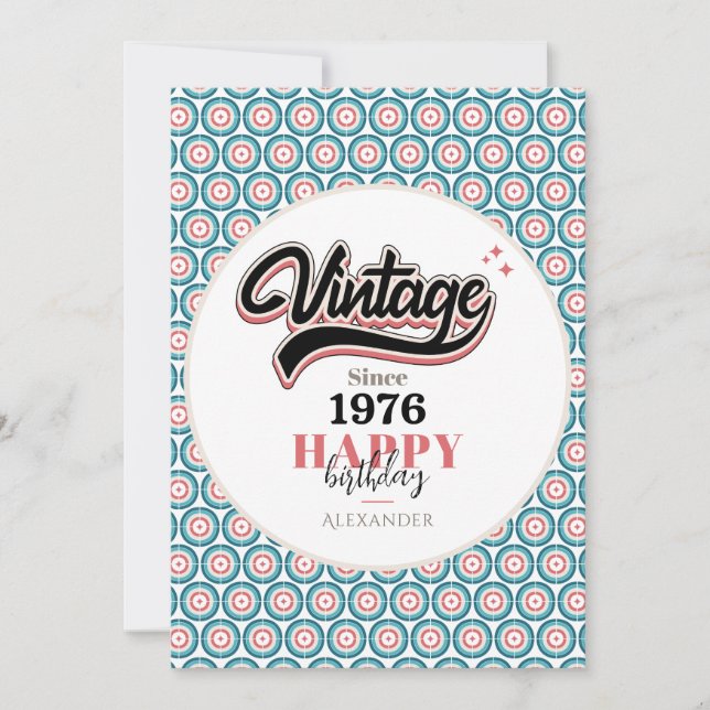 Vintage since - 1976 holiday card (Front)
