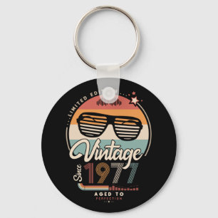 Vintage since 1977 keychain