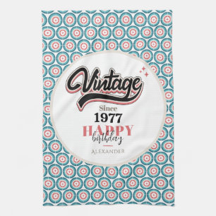 Vintage since - 1977 kitchen towel