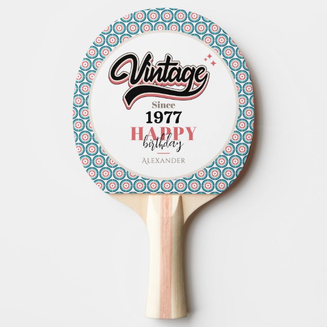 Vintage since - 1977 ping pong paddle (Front)