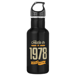 Vintage Since 1978 Birthday Gift 532 Ml Water Bottle