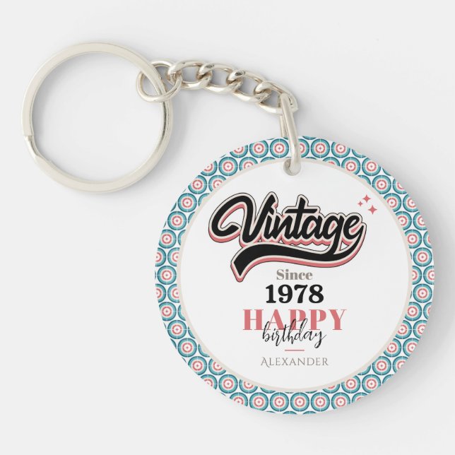 Vintage since - 1978 keychain (Front)